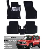 JEEP RENEGADE (2014-2020) Uyumlu EVA Paspas Tam Set–Araca Özel,Kolay Montaj,Su Geçirmez