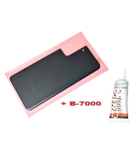 Samsung Galaxy S21 PLUS Arka Pil Batarya Kapağı (CAM+B-7000) SİYAH