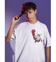 One Punch Man Sırt Baskılı Unisex Oversize Anime Tişört