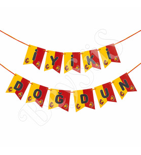 İyiki Doğdun Banner Sarı Kırmızı