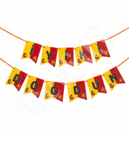 İyiki Doğdun Banner Sarı Kırmızı