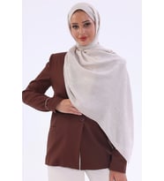 Valentino Orlandi Alia Motif Desenli Lyocell Pamuk Şal 70x195 cm