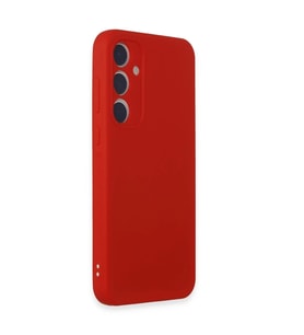 Samsung Galaxy A35 5G Kılıf First Silikon - Kırmızı