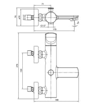 ECA Myra Banyo Bataryası Mat Beyaz Renkli 102102470C4 (Krom)