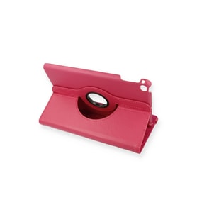 Apple İpad Mini 4 Kılıf 360 Tablet Deri Kılıf - Pembe