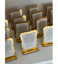 Modayna Ayetli mevlid hediyelik (15 Adet) (Altın)