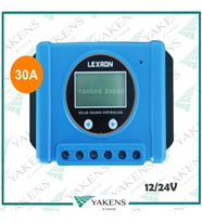 30 Amper 12-24V Solar Pwm Şarj Kontrol Cihazı Yeni Mavi kasa Lexron