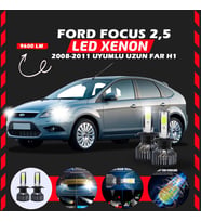 Ford Focus 2.5 2008-2011 Uzun Far Uyumlu Şimşek Etkili Led Xenon Pro Series H1