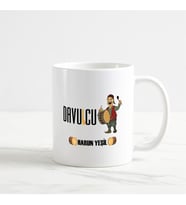 Davulcu Kupa Bardak (1. Tasarım) (Beyaz)