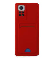 Durukar® Redmi Note 12 Pro 4G Kılıf Kelvin Kartvizitli Silikon - Kırmızı