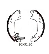 CITROEN SAXO- 00/03; ARKA FREN PABUCU (90X31,50) (BRAMAX) 4241.L3 1607-6360A