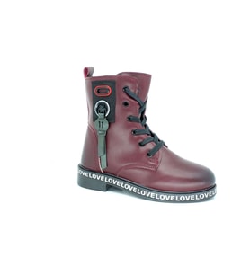 Moda Ayakkabı 6465 Kadın Kışlık Bot Ayakkabı (Bordo)
