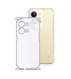 SChitec OPPO Reno9 Pro Uyumlu Fullbody Arka Kaplama Hidrojel Koruyucu Film