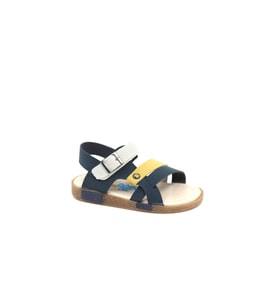 ŞirinBebe 2770 Erkek Bebek Ortopedik Sandalet Ayakkabı (Mavi)