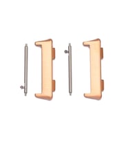 Oppo Watch 41mm Uyumlu 20mm Metal Kordon Dönüştürücü (Rose Gold Altın)