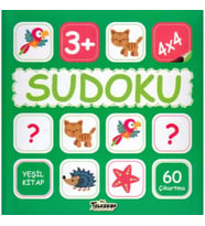 Sudoku 4X4 Yeşil Kitap