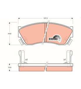 Ön Fren Balatası Suzuki Alto 1994-2002 Swift 1990-1996