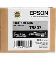 Tonersepeti Epson T5807 C13T580700 Orjinal Açık Siyah Kartuş