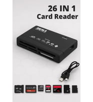 VİP Çoklu Kart Okuyucu 43 In 1 Usb Sd Sdhc Mini Micro Sd M2 Mmc Xd Cf
