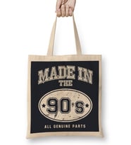 1990s Made In 90s All Genuine Parts Bez Çanta Uzun Saplı