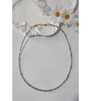 SERTİFİKALI 3 MM LABRADORİT DOĞALTAŞ KOLYE