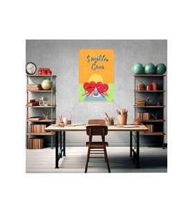 14 Şubat Sevgililer Günü Temalı Fotoğraf Panosu Branda 100x150