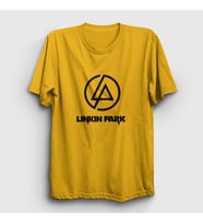 Presmono Unisex Sarı Logo Linkin Park T-Shirt 97598tt (Sarı)