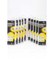 Duracell 10 Numara İşitme Cihaz Pili Kulaklık Pili 6'lı*10 Paket