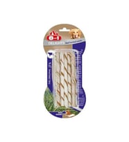 8 IN 1 Delights Bones Köpekler İçin Biftekli Twested Sticks 10'lu