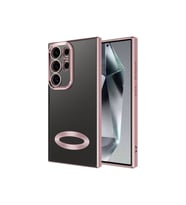 Samsung Galaxy S24 Ultra Uyumlu Kılıf Kamera Korumalı Logo Gösteren Zore Omega Kapak