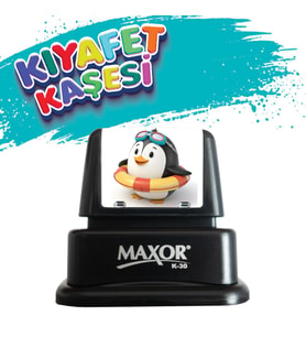 Kıyafet Kaşesi Bebek Penguen Temalı Öğrenci Kaşesi / Kıyafet Etiketi / Kumaş Kıyafet Kaşesi