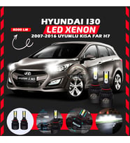 Hyundai İ30 2007-2016 Kısa Far Uyumlu Şimşek Etkili Led Xenon Light Series H7