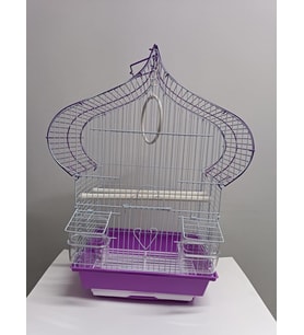 NetX Damla Mor Kafes H1105A-R 40x23x52 cm Kanarya Muhabbet Kuşu için