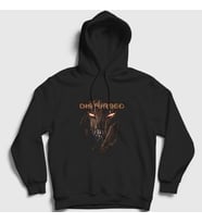 Presmono Unisex Siyah Immortalized Disturbed Kapüşonlu Sweatshirt 61092tt