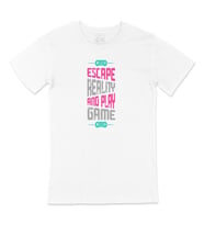 Pembe Escape Reality Tişört