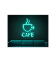 CAFE Yazılı ve Şekilli Neon Tabela