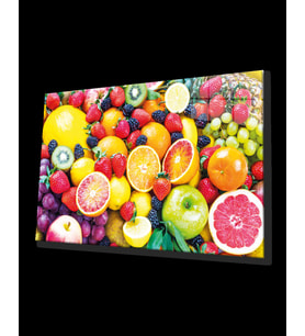 Meyveler Cam Tablo 4mm Dayanıklı Temperli Cam