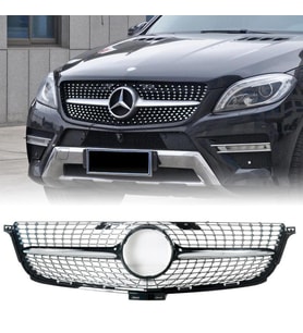 Mercedes ML W166 Ön Panjur Krom/Siyah Diamond 2013-2015