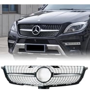 Mercedes ML W166 Ön Panjur Krom/Siyah Diamond 2013-2015