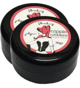 Süper Hintohu Nipple Nibblers Tingle Balm Strawberry Flavored 50ML Çilekli Bakım 2 Adet