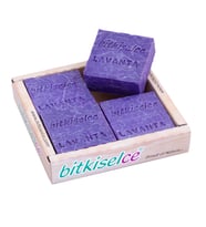 Bitkiselce Lavanta Yağlı Doğal Sabun - Hassas Ciltler İçin %100 Doğal İçeriklerle El Yapımı Sabun 450 gr. 4 kalıp sabun
