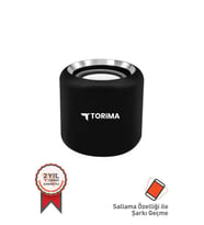 Torima D12 Taşınabilir Kablosuz Bluetooth Hoparlör Siyah