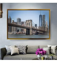 Altın Çerçeveli dekoratif tablo a204 (Gold)