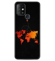 INFINIX Hot 8 9 10 11S Hot 10 Play 10T Kılıf Desemli Silikon İz Bırakan Uçak 1778