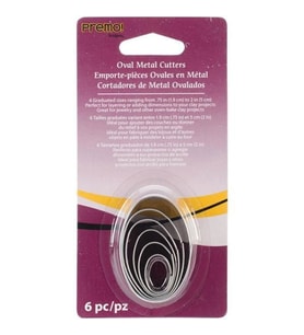 Sculpey Metal Kesiciler 6 Boy Oval 