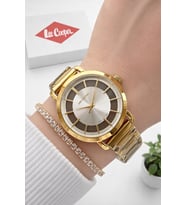 Lee Cooper Çelik Kordonlu 3 Atm Suya Dayanıklı 2 Yıl Garantili Kadın Kol Saati BFF.08037.130