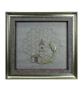 e38 EL İŞÇİLİĞİ MARAŞ İŞİ SAAT KULESİ TABLO 65*68 cm - 6510