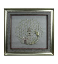 e38 EL İŞÇİLİĞİ MARAŞ İŞİ SAAT KULESİ TABLO 65*68 cm - 6510