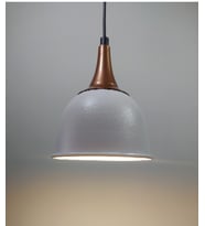 RİOLİGHT RETRO TEKLİ METAL SARKIT AVİZE ÇAP: 14CM (Siyah)
