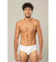 Erdem Erkek Penye Slip Külot 1300 - 3 Adet (Beyaz)